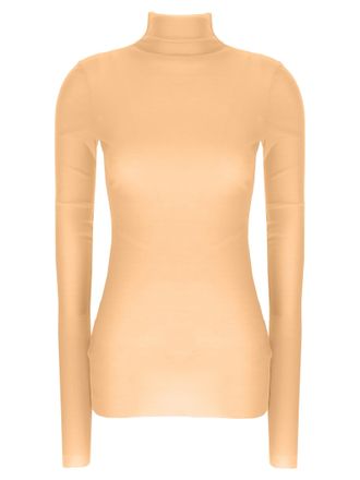 Jil Sander Womens Silk Turtleneck Top
