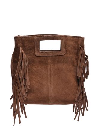Anna Luchini Bordeauxrood Rundleer Tas