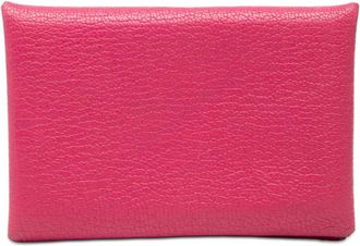 Herm&egrave;s Pre-owned Hermes Chevre Mysore Calvi Card Holder Ladies T5K5F4A2DWB0N5QP