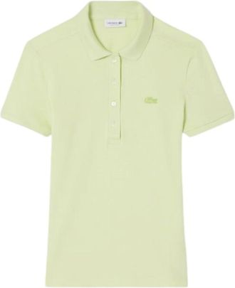 Lacoste Tops, Dames, Groen, S, Katoen, Lacoste T-shirt en Polo Verde