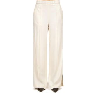 Liviana Conti Dames, Broeken, Beige, Maat: XL Viscose