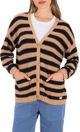 Hurley No Barriers Cardigan in Tan at Nordstrom Rack, Size X-Small