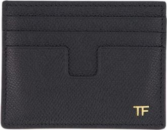 Tom Ford Portemonnee met geldclip - Heren - Portefeuilles - Zwart - ONE Size - Leer - Accessoires