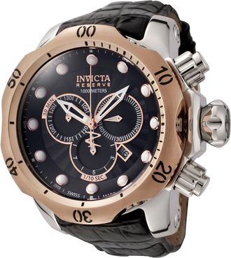 Invicta Venom Black Dial Chronograph Mens Watch 0360