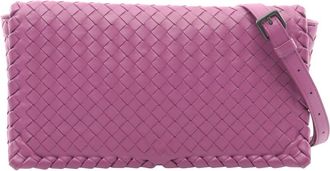 Bottega Veneta Pre-owned Bottega Veneta Nappa Intrecciato Flap Crossbody Ladies MHI858RRYVH2XB22