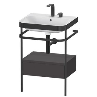 Duravit Set Duravit Happy D.2 Plus Con Consola Met&aacute;lica Y Caj&oacute;n