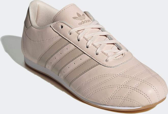 Sneaker ADIDAS ORIGINALS TAEKWONDO, Damen, Gr. 37, beige (wonder quartz, wonder taupe, gum 3), Leder, Schuhe Sneaker