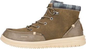 HeyDude Mens Bradley Classic Boot Shoes, Walnut, 11 UK