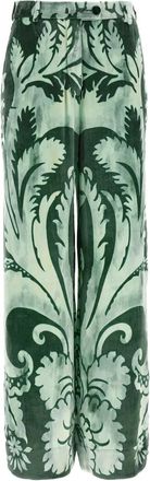 F.R.S. For Restless Sleepers Pantaloni Arche con stampa tropicale - Verde