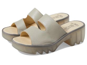 FLY London TECH493FLY Womens Shoes Silver Borgogna : EU 38 (US Womens 7.5-8) M, Leather