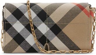 Burberry Borsa mini con motivo a quadri - Toni neutri