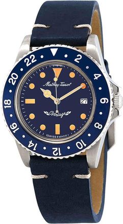 Mathey-Tissot Mathey Vintage Quartz Blue Dial Mens Watch H900ALBU