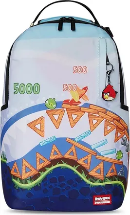 Sprayground Angry Birds Shark Game B7798 Unisex Large Multicolor Backpack GBS215