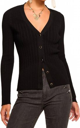 Ramy Brook Lorenza Cardigan In Black