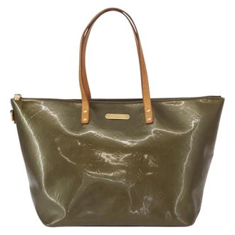 Louis Vuitton Bellevue Monogram Vernis Brown Patent_Leather Handbag (Pre-Owned)