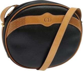 Dior Pre-owned Cross Body Bags, female, Black, Size: ONE SIZE Pre-owned Vintage Shoulder Bag