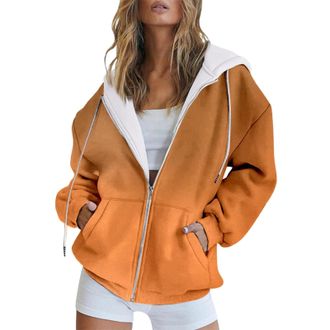 Generic My Orders Placed Recently By Me Ladies Sweatshirts And Hoodies Fashion Autumn And Winter Gradient Printing Casual Pocket Long Sleeve Drawstring Hooded