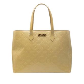 Louis Vuitton Pre-owned Tote Bags, female, Yellow, Size: ONE SIZE Pre-owned Wilshire MM Tote