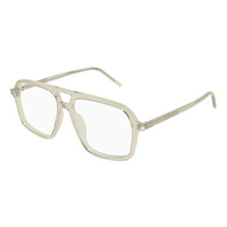 Saint Laurent SL 960 Aviator Frame - Dames - Accessoires - Groen - Maat: 55 MM