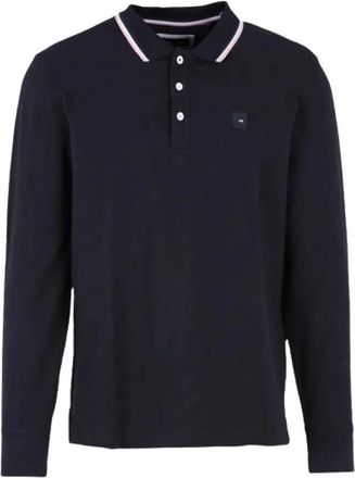 Eden Park Pool - Heren - Polos - Blauw - M - Katoen - Tops