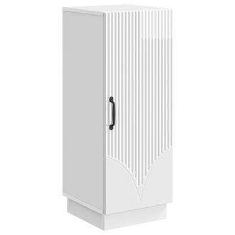 vidaXL Aparador Brillante 33 X 34,5 X 87 Cm Madera De Ingenier&iacute;a Vidaxl