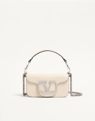 Valentino Garavani Valentino Garavani Loc&ograve; Small Shoulder Bag With Jewel Logo Wo