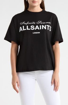 AllSaints Avril Graphic T-Shirt in Black at Nordstrom Rack, Size X-Small
