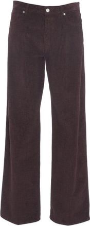 Nine In The Morning Wide-Leg Corduroy Pants With Classic Five-Pocket Design