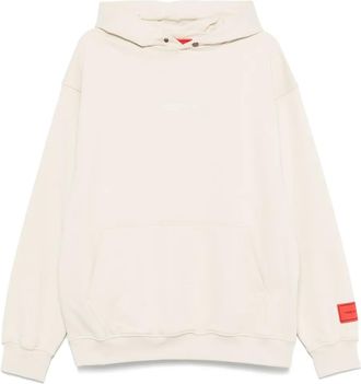 Vision Of Super Felpa con cappuccio e stampa teschio - Toni neutri