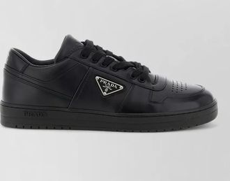 Prada leather downtown low-top sneakers