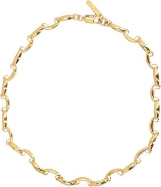 Sweetlimejuice 925 zilveren ketting - unisex - Kettingen - Geel - ONE Size - Accessoires
