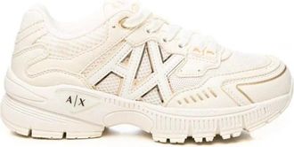 A|X Armani Exchange Sneakers - Dames - Sneakers - Beige - 40 EU - Su&egrave;de - Schoenen