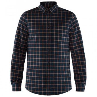 Fj&auml;llr&auml;ven &Ouml;vik Flannel Shirt Hemd f&uuml;r Herren | schwarz