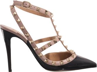 Valentino Garavani Heels - Ankle Strap Rockstud - black - Heels for ladies
