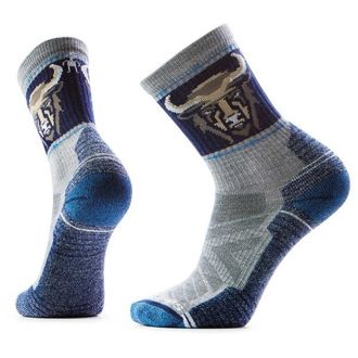 Smartwool Hike Light Cushion Bison Crew Wandersocken - Unisex | grau