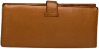 Loewe Pre-owned Leren Portemonnee - Dames - Vintage Accessoires - Bruin - ONE Size - Leer - Vintage
