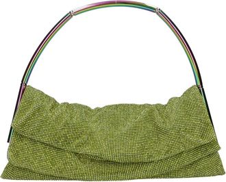 Benedetta Bruzziches Tassen.. Groen - Dames - Handtassen - Groen - ONE Size - Satijn - Tassen