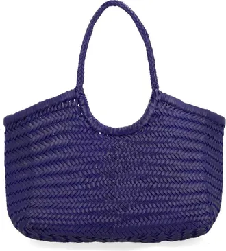 Dragon Diffusion Nantucket Woven Leather Large Tote Bag