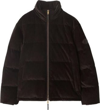 Burberry Piumino a coste - Marrone