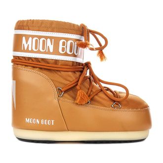 Moon Boot Icon Low Nylon Boots - female - Moon Boot - Winter Boots - Brown - 6 UK - Shoes