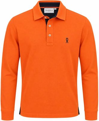 Vicomte A Polo Manica Lunga - - Tops - Uomo - Arancione - L