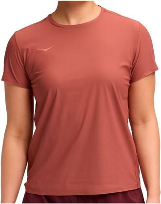 Hoka One One Airolite Short Sleeve 2.0 Laufshirt f&uuml;r Damen | rot