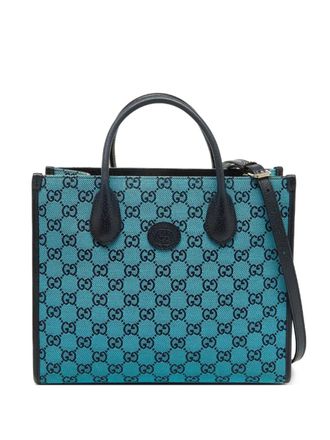 Gucci Interlocking GG shopper - Blauw