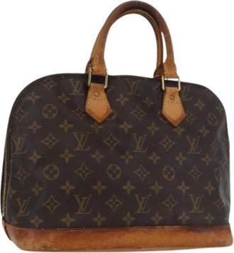 Louis Vuitton Pre-owned Handtas - Dames - Vintage Handtas - Bruin - ONE Size - Leer - Vintage