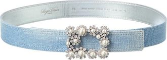Roger Vivier Denim Belt