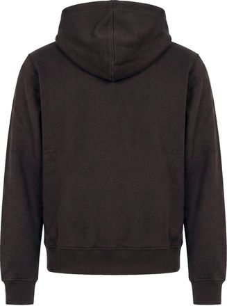 Daily Paper Clothing Logo-Embroidered Cotton Hoodie - Brown