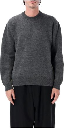 Comme Des Gar&ccedil;ons Wool Piping Sweater - Heren - Truien - Grijs - Maat: L Wol