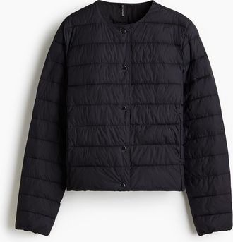 H&M Quilted Jacket in Black at Nordstrom, Size Xx-Small
