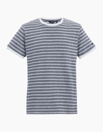 Regatta Mens Regatta Mens Benlin Striped T-Shirt - White/Multi - Size: 46