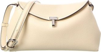 Toteme T-Lock Leather Shoulder Bag